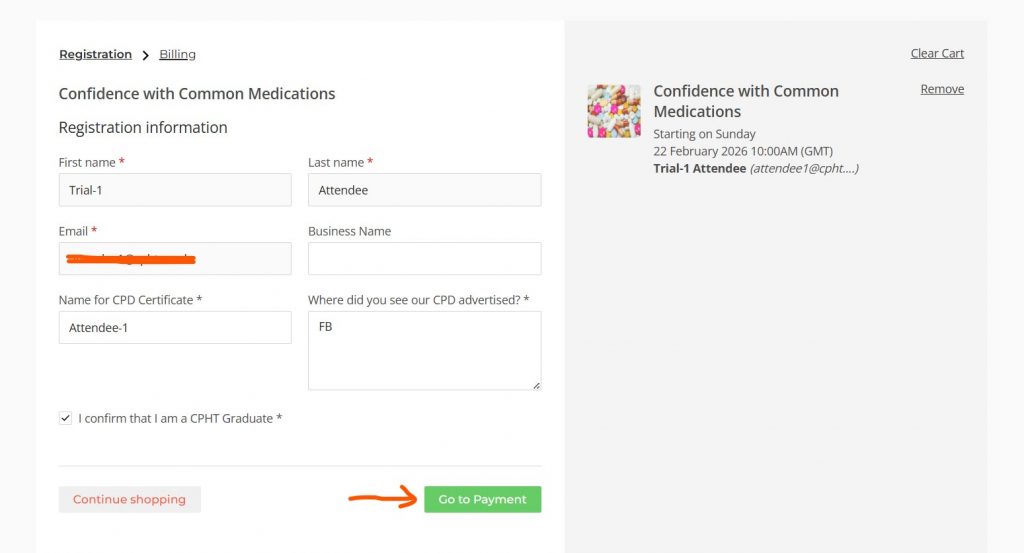 CPHT Hypnotherapy Continuing Professional Development (CPD) Courses - How to book